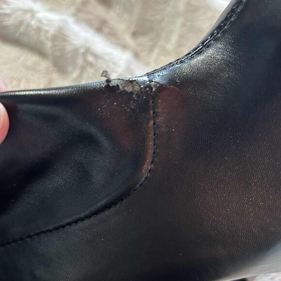 Publicite women’s thigh high boots.  Faux Leather - Picture 4 of 6